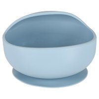 Set complet de hranire copii pentru diversificare hrana, 8 piese din silicon cu fixare in ventuze, blue Teddy - 7