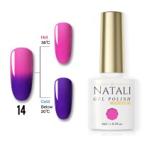 Oja Semipermanenta Natali THERMO - 14 Nuanțe Diverse - 1