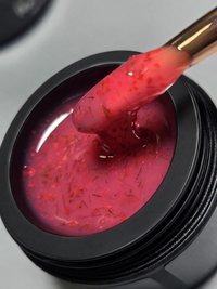 Gel Autonivelant Everin Fuchsia Bloom 15gr - Gel Fuchsia cu Petale - 1