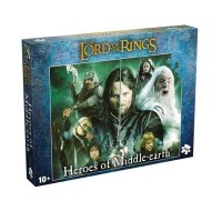Puzzle 1000 piese Lord of the Rings - Eroii din Terra de Mijloc - 1