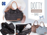 Geanta pentru mamici Mama Bag Dotty Blue - 1