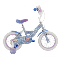 Bicicleta pentru copii Huffy Frozen, 14 inch, cu roti ajutatoare, claxon, varsta 4-6 ani, scaun si ghidon reglabile pe inaltime, anvelope cu profil gros - 7