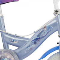 Bicicleta pentru copii Huffy Frozen, 14 inch, cu roti ajutatoare, claxon, varsta 4-6 ani, scaun si ghidon reglabile pe inaltime, anvelope cu profil gros - 8