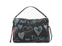 Geanta DESIGUAL bleumarin, SAXA56, din material textil - 1