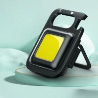 Set de 3 Lanterne Buzunar Tip Breloc cu 30 LED-uri, Incarcare USB Type C, pentru Camping si Activitati Exterioare - 1