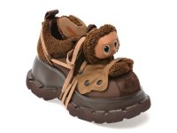 Pantofi sport GRYXX maro, 6116, din material textil si piele naturala - 1