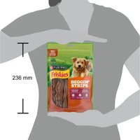 FRISKIES Beggin' Strips, XS-XL, Vită, punguță recompense câini, 120g - 4