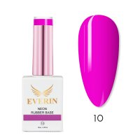 Neon Rubber Base Everin 15ml 10 - Bază Rubber Magenta Neon - 1