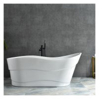 Cada baie freestanding Bella WB-6065  acril  170 x 77 x 72 cm  alb - 2