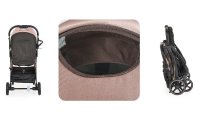 Carucior sport Moni Cardi Roz, de la nastere pana la 22 kg, cu spatar reglabil si pliere compacta - 10