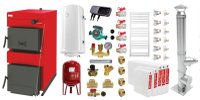 Sunsystem Burnit NWB 45 kW: Pachet Complect cu Centrala pe Combustibil Solid, Boiler, Calorifere si Accesorii - 1
