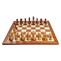 Combo set cu piese Staunton 6 German si tabla mahon nr. 6 - 1