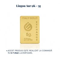 Lingou de Aur 9K Personalizat de 5g - Cadoul Ideal - 1