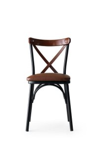 Set de 4 scaune Ekol, culoare Maro - 2