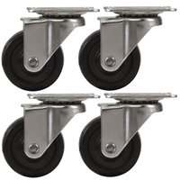 Set 4 Roti 40mm NEGRE Pivotante NEGRE ROTILE culoarea Negru - 1