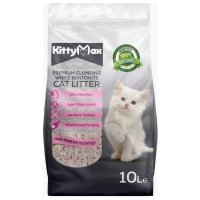 KITTYMAX Talc pentru Pisici - Așternut Igienic Aglomerant din Bentonită, Fără Praful, 10L - 1