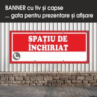 Banner MEDIA, Spatiu de inchiriat model 2, dimensiuni 150 x 60 cm - 2