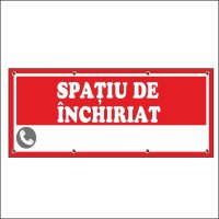 Banner MEDIA, Spatiu de inchiriat model 2, dimensiuni 150 x 60 cm - 1