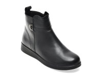 Ghete FLAVIA PASSINI E5301 negre din piele naturala pentru confort si stil - 1