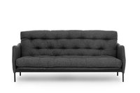 Canapea extensibila RENGE, 3 locuri, gri inchis, 200x82x92 cm - 1