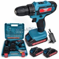Masina de Insurubat Autofiletanta CAMPION PROFESSIONAL CMP1836 cu 2 Acumulatori de 48V, Trusa Completa de 96 Piese - 2