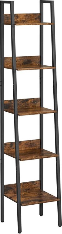 Raft, Vasagle, Maro-Negru, 33.8x30x170 cm - 2