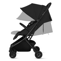 Carucior 2 in 1 Lionelo Sia Flex Negru, 7.6 kg, include landou pliabil pe cadru, ultracompact, pliere rapida cu o mana, copertina UPF50+, accesorii incluse, 0-48 luni, sustine 22 kg - 3