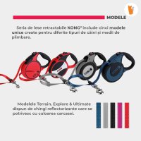 Lesa Retractabila Kong Terrain S, 5m-20 Kg, Albastru - 3