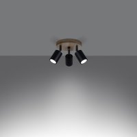 Lustra Verdo Negru 33x33x17 cm - 3