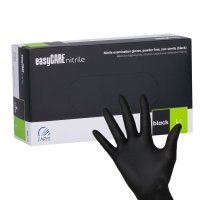 Manusi nitril nepudrate EasyCare cutie 100 buc. marime L Negru - ECN-S - 1