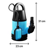 Pompa submersibila apa murdara IBO Polonia IP 550, 550W, 10500 l/h, H refulare 7m - 3