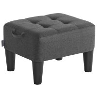 Taburet otoman Maceo Gri 40x32x26 cm - 1