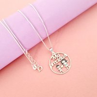 Lantisor Personalizat My Precious Family - 2 Membri - Argint 925 - 1