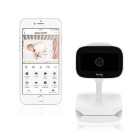 Monitor Video pentru Bebei Lionelo Babyline Go cu Aplicatia Lionelo Smart, Iluminare, Comunicare Bidirectionala si Functie de Noapte - 1