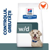 HILL'S Prescription Diet w/d Diabetes Care pentru Câini cu Pui, 1.5kg - Hrană Uscată pentru Afecțiuni Metabolice - 4