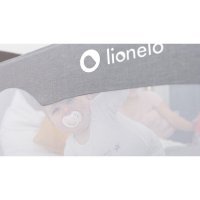 Bariera protectie pat Hanna 150x66 cm gri Lionelo - 5