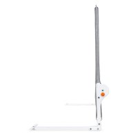 Bariera protectie pat Hanna 150x66 cm gri Lionelo - 6