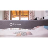 Bariera protectie pat Hanna 150x66 cm gri Lionelo - 9