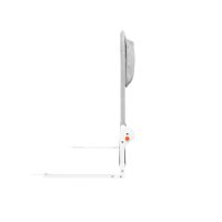 Bariera protectie pat Hanna 150x66 cm gri Lionelo - 10