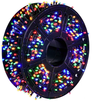 Instalatie de Craciun tip Rola interior sau exterior rezistenta 50m 300LED MULTICOLOR - 1