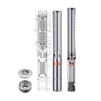 Pompa submersibila inox, IBO Dambat, 3ISP 2-30, 750W, 50l/min, H-115m, cablu 20m - 3