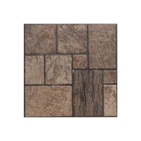 Gresie exterior / interior portelanata Luxten Brown  33 x 33 cm  mata  tip piatra - 1