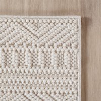 Covor traversa Helix etno V3 Crem 60x110 cm - 5