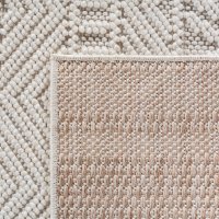 Covor traversa Helix etno V3 Crem 60x110 cm - 6