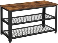 Bancheta de depozitare Vasagle, 73 x 30 x 45 cm, maro rustic - 1