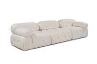 Canapea 3 locuri Bubble Alb - 4