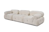 Canapea 3 locuri Bubble Alb - 5