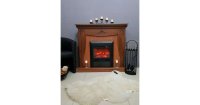 Semineu electric Napoli nuc & Cristina, Art Flame, 1035x1100x300 mm, 2000W - 4