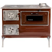 Soba pe lemne Fantazia 6.7 kW cu plita si cuptor, evacuare dreapta - 2