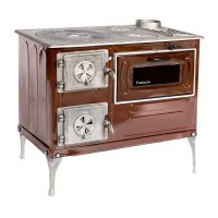Soba pe lemne Fantazia 6.7 kW cu plita si cuptor, evacuare dreapta - 3